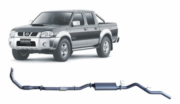 Redback Extreme Duty Exhaust for Nissan Navara D22 2.5L (01/2008 - 10/2015) - Brixton 4x4 - Buy Online Now!